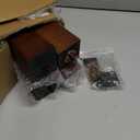 Solid Wooden Furniture Legs 10 Inch, Natural Wood Mid Century Brown Square Legs Furniture Replacements Feet for Couch Legs, Sofa Legs, Cabinet Legs, Bench Legs, Bed Legs, Set of 4