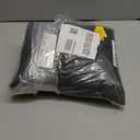 LXKCKJ 12x18 FT Oval Pool Cover with Above Ground Pool, Solar Pool Cover Protector, Winter Pool Cover with Accessories Set Ideal for Cold and UV Resistant, Dustproof (Black)