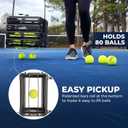 Tourna Ballport Deluxe Tennis Ball Hopper with Wheels