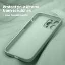 MCFANCE Magnetic Silicone Case with Stand for iPhone 13 Pro Max (6.7 inch) | Compatible with MagSafe, Shockproof Protection, Anti-Scratch Microfiber Lining | Cyan