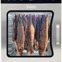 Kalahari Khabu Stainless Steel Biltong Box Food Dehydrator and Drying Cabinet – Large 10 Trays, 5 Hanging Rods, with 20-90°C Temperature Control – Perfect for Drying Biltong, Meat, Vegetable & Fruit