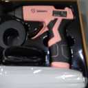 GoGonova Cordless Glue Gun, 15s Fast Preheating 2Ah Cordless Hot Glue Gun with 25 Pcs Premium Mini Glue Gun Sticks, USB-C Battery Rechargeable Hot Glue Gun, Smart Power-Off, Pink