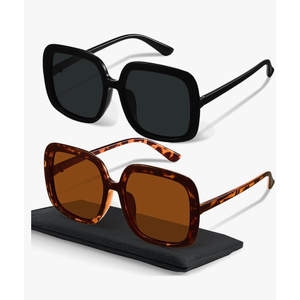 miyya Oversized Polarized Sunglasses Women, Trendy Retro Sun Glasses for Women 2025, Oversized Shades