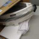 HDPS Corner Shower Stool, Heavy Duty Bench Seat with Shelf, Poly Shower Chair for Shaving Legs, No Maintenance, White+Gray, Weight Capacity 500LBS