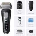 Braun Series 9 PRO+ Electric Shaver, Pro SensoAdapt, 6in1 SmartCare Center, Wet & Dry Razor, 9660CCPS, Black