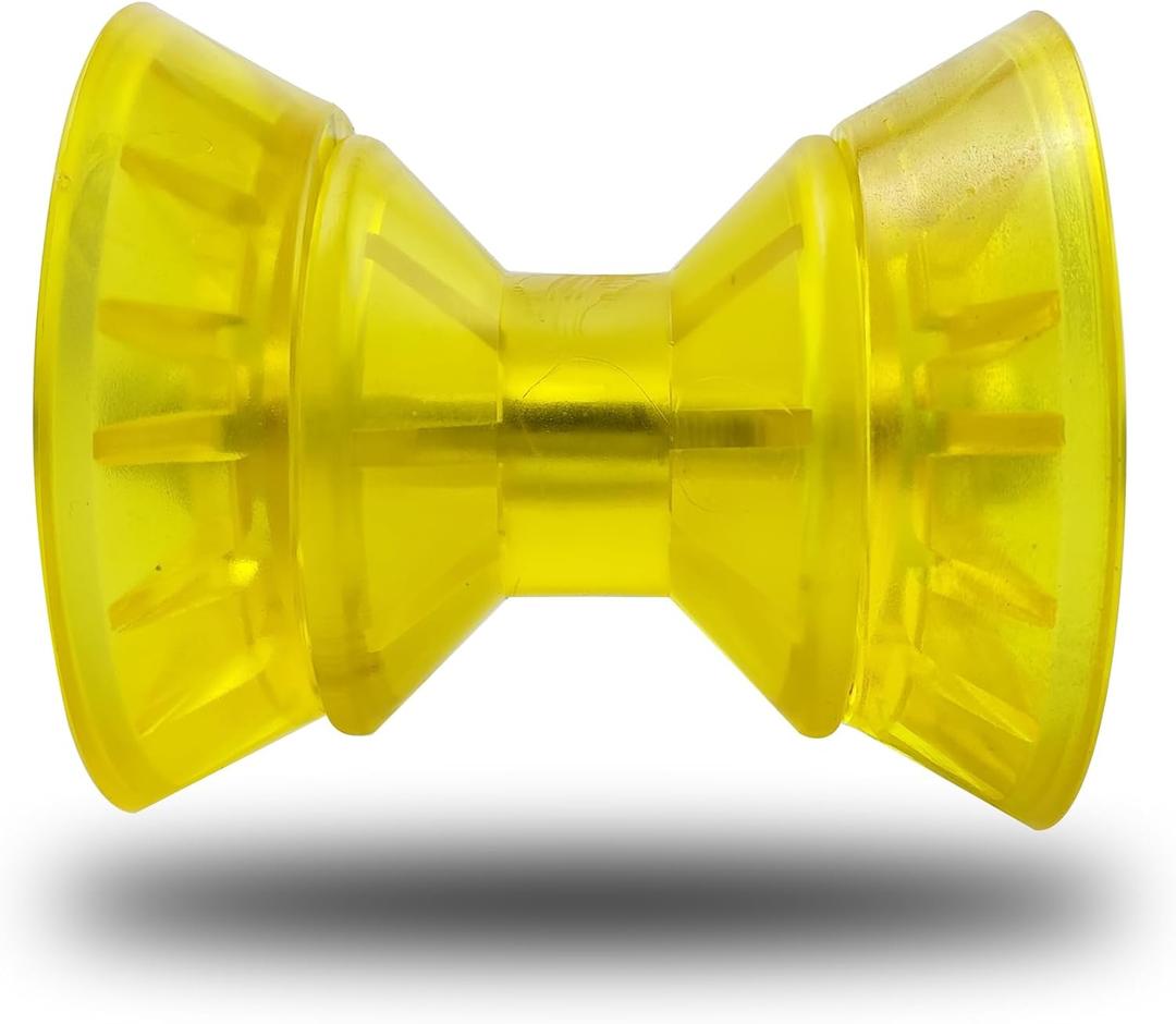 3" 4" Boat Trailer Roller Assembly with Spoke fits 1/2" Shaft, Bow Roller fits 3 inch 4Inch Wide Bracket