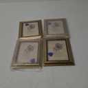 5x7 Picture Frame with Real Glass, 4 set Ornate Vintage Picture Frames for Wall or Tabletop Display, Gold 5 x 7 Frame for Wall home best gift