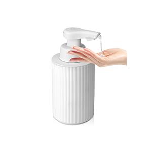 Automatic Soap Dispenser Foaming Touchless: 9oz White Plastic  Rechargeable Electric Smart Auto Foam Soap Dispenser  Hand Dish Bathroom Kitchen
