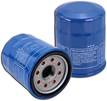 Kefly 15400-PLM-A02 Engine Oil Filters Compatible with Honda Accord CR-V Civic Acura, Replaces 15400-RTA-003, 15400-PR3-003 (2 Pcs)