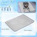 2025 New Dog Cooling Mat, Pet Cooling Mats, Summer Cool Pads Pet Mat Outdoor for Dogs & Cats, Pet Bed Mats Machine Washable(Grey, XL: 10075 cm 3930")