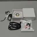 Smart Ring For Women Men, Health Tracker with Heart Rate, Blood Oxygen, Blood Pressure, Sleep Monitor, Step Counting, IP68 Waterproof Fitness ring, No App Fees for iPhone & Android (Lavender Pink, 8#)