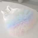 YQYS Pet Vest Dress, Tutu Skirts for Puppy, Summer Sundresses for Small Dogs and Cats Rainbow Color Large