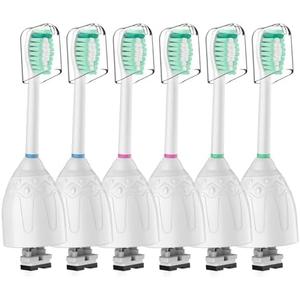 Toothbrush Heads for Philips Sonicare Replacement Brush Heads Medium Soft Dupont Bristles Electric Toothbrush Replacement Heads Fit E-Series Essence Xtreme Elite Advance and CleanCare, 6 Pack