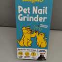 LUCKY TAIL Pet Nail Grinder for Dogs and Cats - Super Quiet and Low Vibration Electric Dog Nail Grinder with 2 LED Lights - USB Rechargeable and Cordless - 2 Speeds - Small to Large Pets - Teal