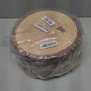 Rustic Wood Crafts Natural Wood Slices, Round Centerpiece Decor, Solid Wood, 10-11 Inch Diameter, Set of 10, for Events, Weddings, DIY Projects