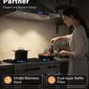 36 inch Wall-Mounted Range Hood 900 CFM, Stainless Steel