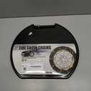 Snow-Chains Easy Install Tire-Chains, One-Pull Fit Design Tire Snow Chains for Passenger Cars, Sedan, SUVs, Emergency Winter Tire Traction Car Tires 215 225 235 245 255 275 - Set of 2 (KN130)