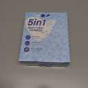 5-in-1 Bikini Trimmer for Women, IPX7 Waterproof Electric Razors Shaver, Cordless Body Hair Trimmer, Facial & Pubic Hair Removal, Ceramic Blade (Sky Blue)