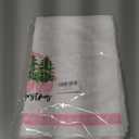 LUKIPOM309 Pink Chinoiserie Christmas Tree Kitchen Towels Set of 4, Coquette Pink Bow Grandmillennial Xmas Dish Tea Towels for Kitchen, Preppy Girly Christmas Hand Towel for Bathroom, 16x24 Inch