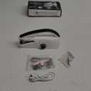 Handheld sewing machine,easy to use, electric sewing machinefast sewing speed, Easy sewing of clothes and fabricsWhite