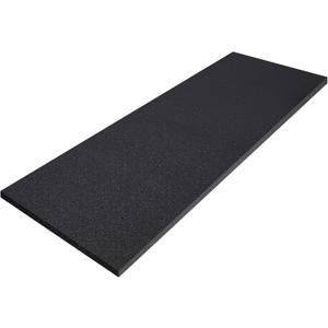 Amylove 1 Pack Polyurethane Foam 1" x 24" x 72" High Density Cushion Upholstery Foam Sheet for Seat Replacement DIY Projects Chairs Headboards Sofas Home (Black)