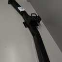 Heavy-duty black powder-coated steel trailer hitch receiver featuring a welded square cross tube, integrated safety chain loops. Designed for towing trailers and supporting hitch-mounted accessories such as bike racks and cargo carriers. Durable corrosion-resistant finish with robust welded construction for long-lasting performance.