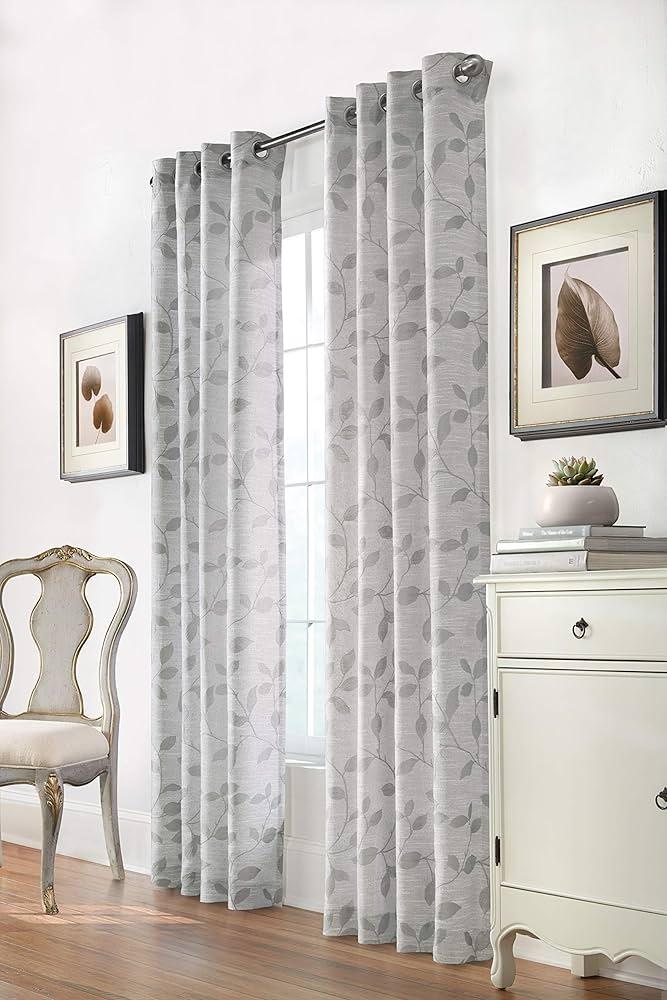 smart curtains easy hang curtain 84" length