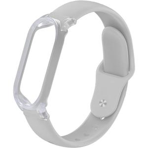 TUDIA Snap On PC Case with Adjustable Silicone Wristband Compatible with PLAUD NotePin AI Voice Recorder [for 5.6"8.5" Wrists] Comfort Lightweight Wearable Strap Secure Fit Accessories - Light Gray