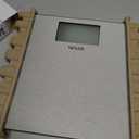 Taylor Digital Scales for Body Weight, 400 LB Capacity, Unique Blue LCD, Auto on and Off Scale, 11.8 x 11.8Inches, Stainless Steel