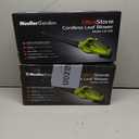 Mueller UltraStorm Leaf Blower Cordless Electric, 140 MPH 20 V Powerful Motor with 2 Batteries and Charger, 2 Speed Levels, 1hr Charge, Lightweight, Blowers for Lawn Care, Blower for Snow (Green)
