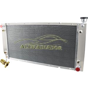 4 Row Aluminum Radiator 1994 1995 1996 1997 1998 1999 2000 For Chevy GMC C1500 C2500 C3500 K1500 K2500 K3500 Suburban Tahoe Yukon Cadillac Escalade Truck 5.7L 7.4L Radiators