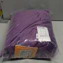 RYB HOME Purple Velvet Curtains 84 inches Length, Back Tab & Rod Pocket Soft Fabric Blackout Thermal Insulated Curtains & Drapes for Bedroom Dining Room, Purple, W 52 x L 84, 2 Panels Set