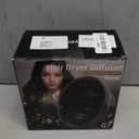 Hair Diffuser, Diffuser Attachment for Hair Dryer, Hair Diffuser for Curly Hair, Universal Diffuser for 1.4-2.6" Hair Blow Dryer Long Thick Curly Wavy Hair, Hair Attchment for Women, Black