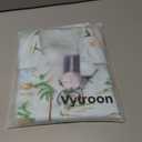 Vytroon Men's Hawaiian Shirts Wrinkle Free Short Sleeve Button Down Tropical Beach Vacation Shirt (L)