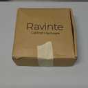 Ravinte 20 Pack 10 Pairs Semi-Overlay 1/2 inch Self-Closing Face Frame Cabinet Hinges Gold Half Wrap-Around Kitchen Door Hinges Face Mount Cabinet Hardware