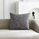Textured Decorative Throw Pillow Covers 20"*20" Luxury Accent Pillow Cases Soft Boucle Couch Cushion Case for Sofa Living Room Bedroom,1PC,Grayish Brown (20" x 20" (Pack of 1))