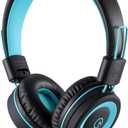 noot products Kids Headphones K11 Foldable Stereo Tangle-Free 5ft Long Cord 3.5mm Jack Plug in Wired On-Ear Headset for iPad/Amazon Kindle,Fire/Boys/Girls/School/Laptop/Travel/Plane/Tablet (Black)