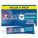 Crest ProHealth Advanced Antibacterial Protection Toothpaste  Pack of 4, 5 Oz Tubes