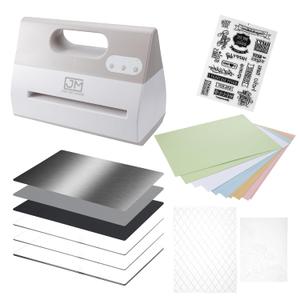 Electric A4 Die Cutting & Embossing Machine for Arts & Crafts, Scrapbooking & Cardmaking,9 Opening (Grey)