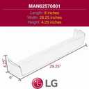 LG MAN62570801 Genuine OEM Door Shelf Bin for LG Refrigerators