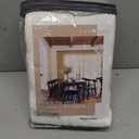 Thick Linen Semi Sheer Curtains 90 Inches Long for Living Room Bedroom Light Filtering Beige Off White Textured Burlap Pinch Pleated Curtains 90 Length Hooks Rings Back Tab for Sliding Door 2 Panels