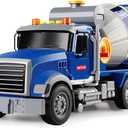 Dwi Dowellin Toddler Trucks Toys for Boys Age 1-3 3-5,Big Cement Mixer Truck with Lights and Sounds,Kids Boy Toys Christmas Birthday Gift Car