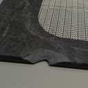 Quick Dry Shower Stone Bath Mat, Super Absorbent & Non-Slip 24 x 16 Inch Diatomaceous Earth Mat, Durable & Easy to Clean Diatomite Bath Mat for Bathroom Floor/Kitchen (Dark Gray) (Black Marble)