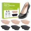Heel Grips Pads for Women Shoes - Bukihome Heel Inserts Liners Non-Slip for Loose Too Big Shoes - Shoe Cushions Fillers Prevent Blister Callus Rubbing Pain Fatigue Relief, Fits Most Shoe (6 Pairs)