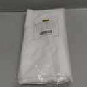 Barossa Design Waterproof Fabric Shower Curtain or Liner Microfiber 72" W x 78" H - Hotel Quality, Machine Washable, White Shower Curtain Liner for Bath Tub, 72x78 Inches