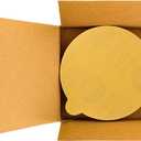 Dura-Gold Premium 6" Gold PSA Sanding Discs - 320 Grit, Box of 50 - Self Adhesive Stickyback Sandpaper for DA Sander, Finishing Coarse-Cut Abrasive - Sand Automotive Car Paint, Woodworking Wood, Metal