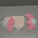 Pink Bow 1/2 Birthday Decorations Girls, Dokuna High Chair Banner Half Birthday Outfit Baby Girl, 6 Months Half Way to One Party Decorations