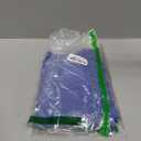 CF Women's 100% Cotton Zipper Robes 3/4 Sleeve Loungewear Knee Length Housecoat Lightweight Zip Up Nightgowns with Pockets (Large, Dark Blue)