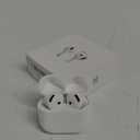 Apple AirPods 4 Wireless Earbuds, Bluetooth Headphones, Personalized Spatial Audio, Sweat and Water Resistant, USB-C Charging Case, H2 Chip, Up to 30 Hours of Battery Life, Effortless Setup for iPhone