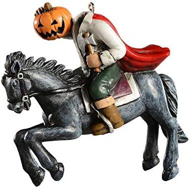 HorrorNaments Headless Horseman Horror Ornament - Scary Prop and Decoration for Halloween, Christmas, Parties and Events